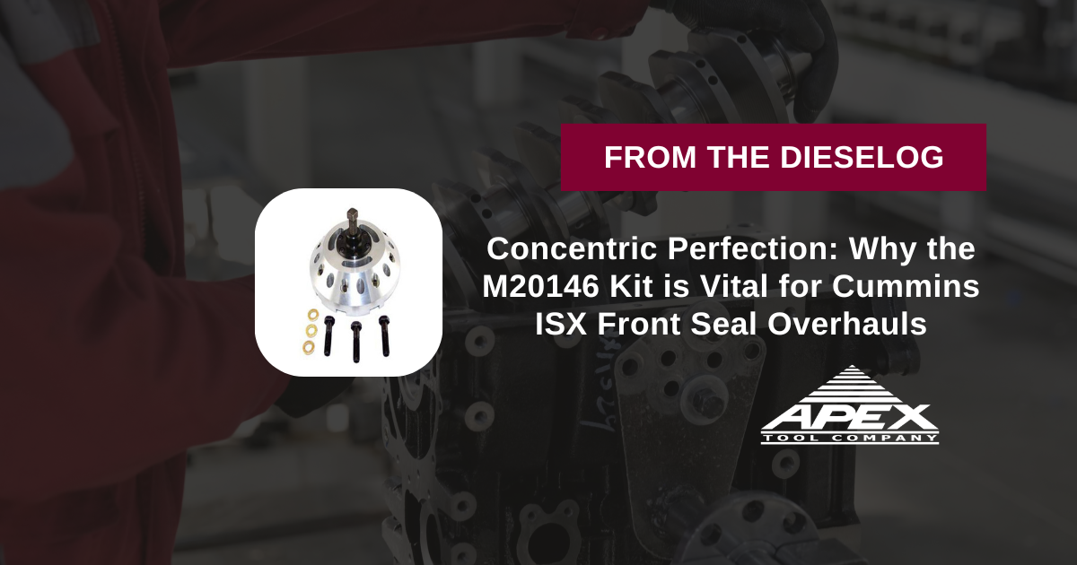 M20146 Heavy Duty Cummins ISX QSX Front Crankshaft Seal Remover and Installer Tool Kit